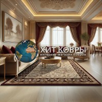 Китайский ковер 002009 Коричневый-бежевый